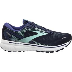 Brooks Ghost 14 Womens Running Shoes - Navy/Mint 7.5